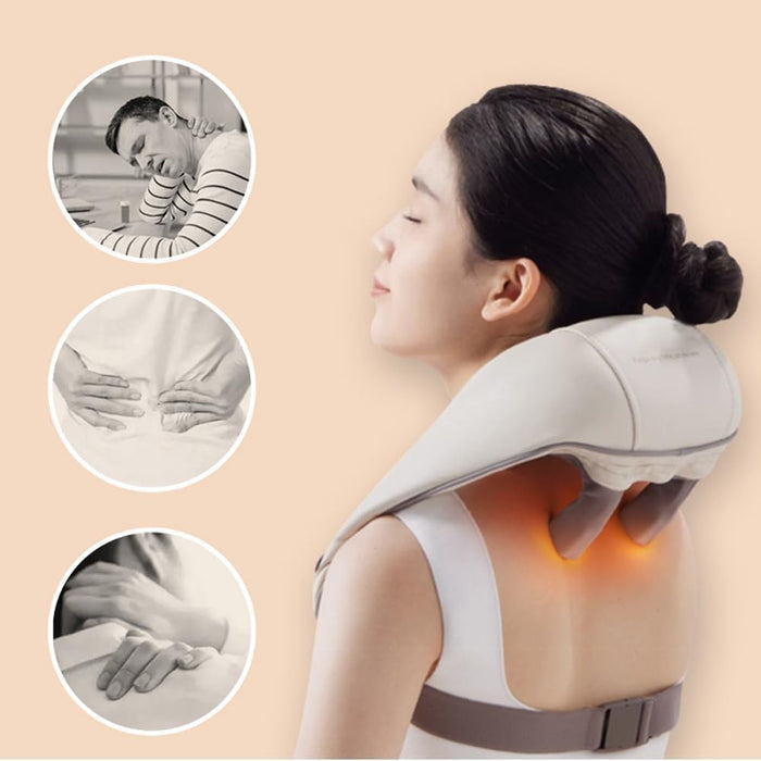 Electric Kneading Massager for Neck, Shoulders, Back, and Waist | جهاز مساج كهربائي للرقبة والأكتاف والظهر والخصر